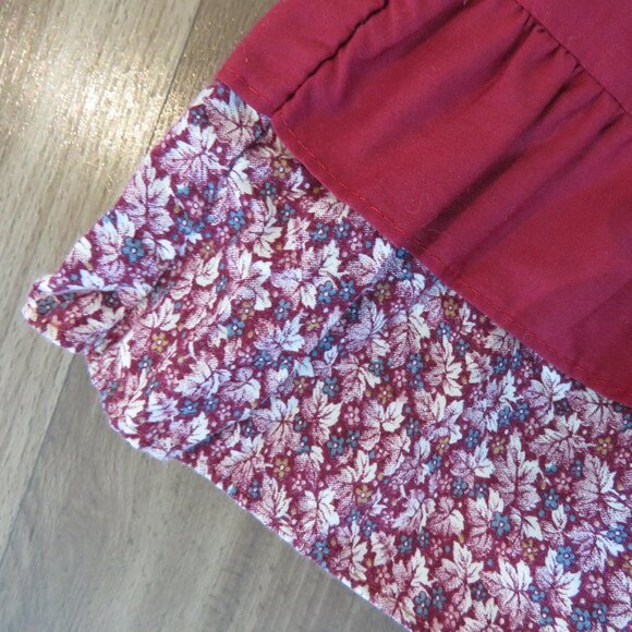 VINTAGE POLLY FLINDERS Smocked Floral Cottagecore Prairie Girl's Dress Church - Picture 5 of 13